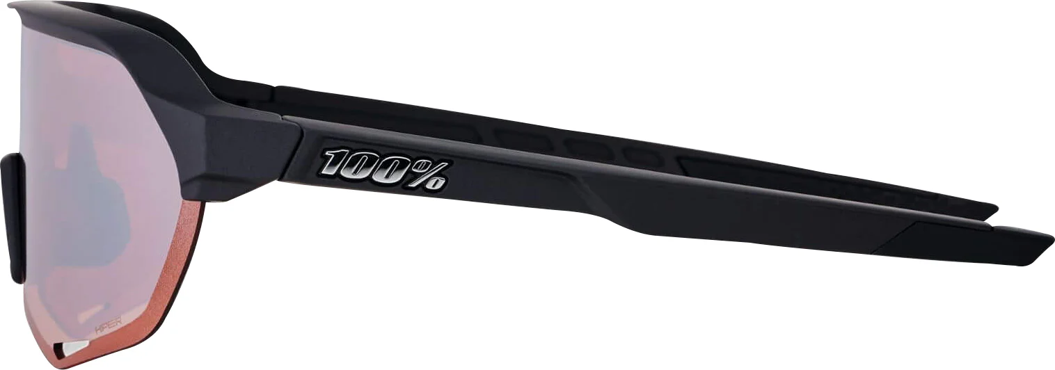 100% S2 Cycling Sunglasses - Soft Tact Black - Image 3