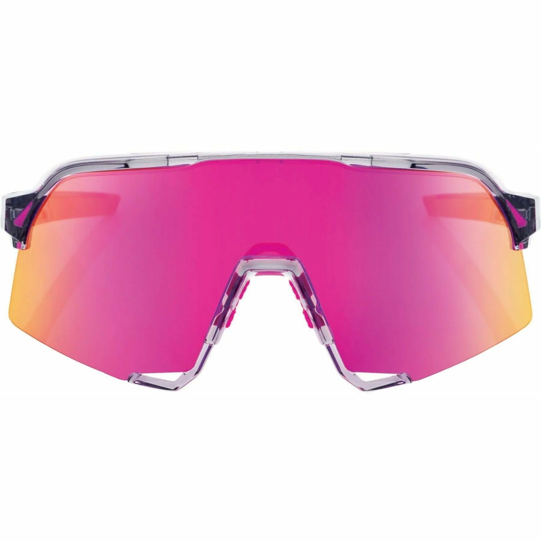 100% S3 Cycling Sunglasses - Polished Translucent Grey - Image 3