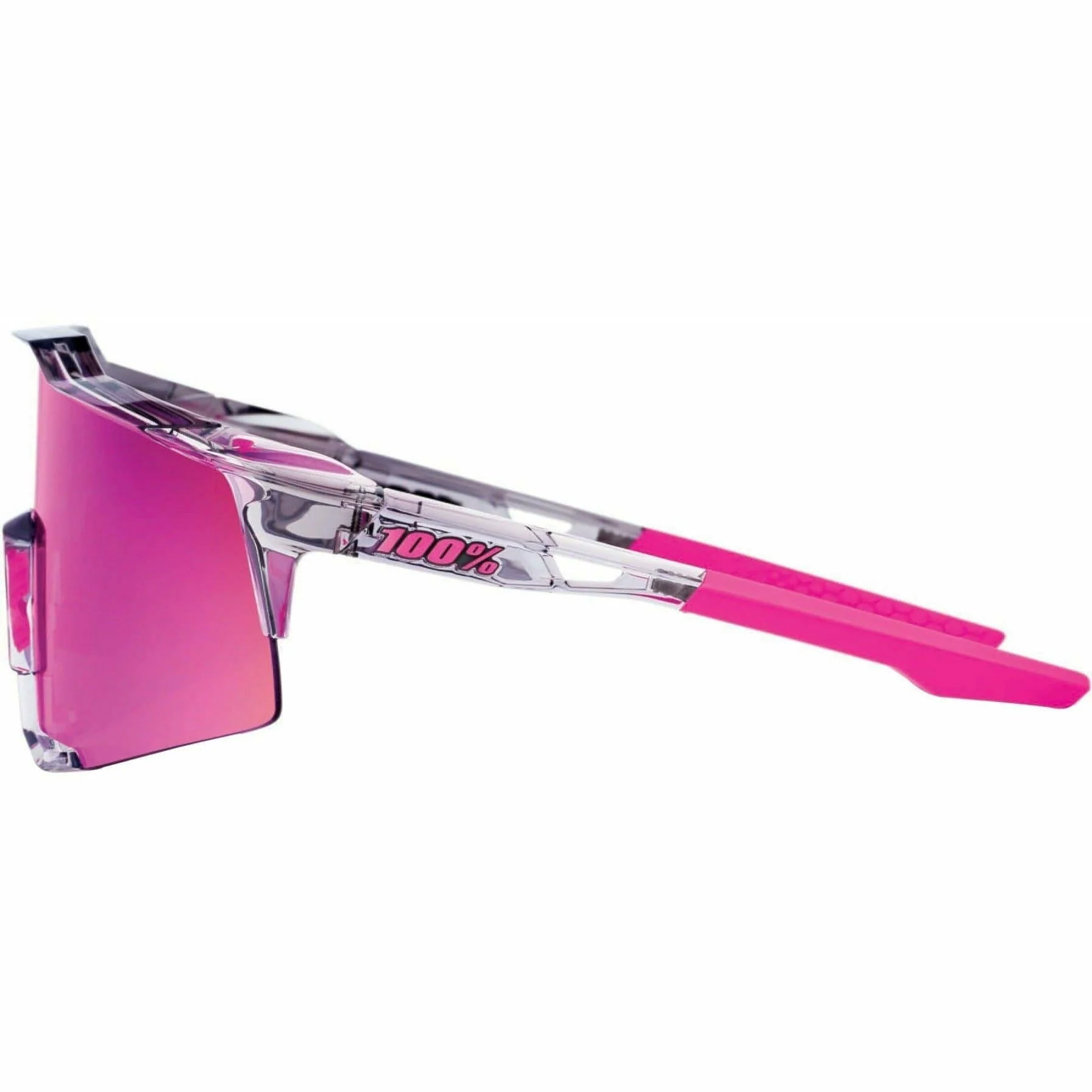 100% Speedcraft Cycling Sunglasses - Polished Translucent Grey - Image 3
