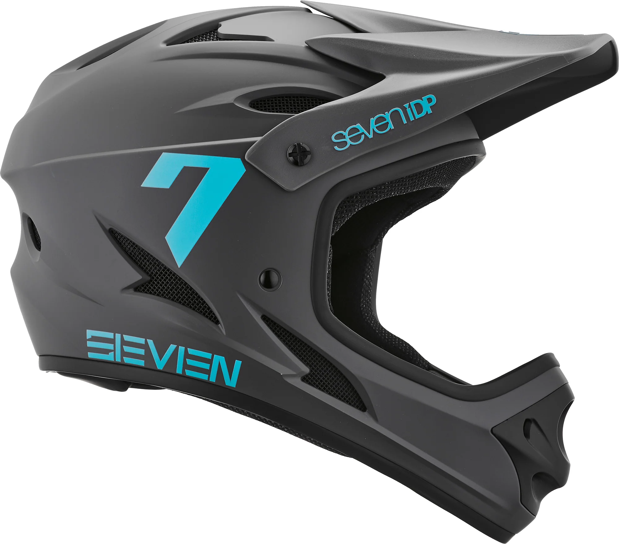 7iDP M1 Full Face Cycling Helmet - Grey - Image 4