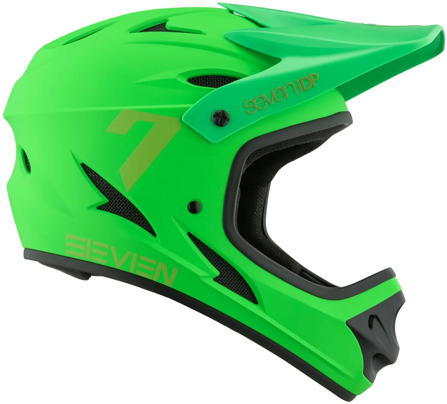 7iDP M1 Full Face Junior Cycling Helmet - Green - Image 2