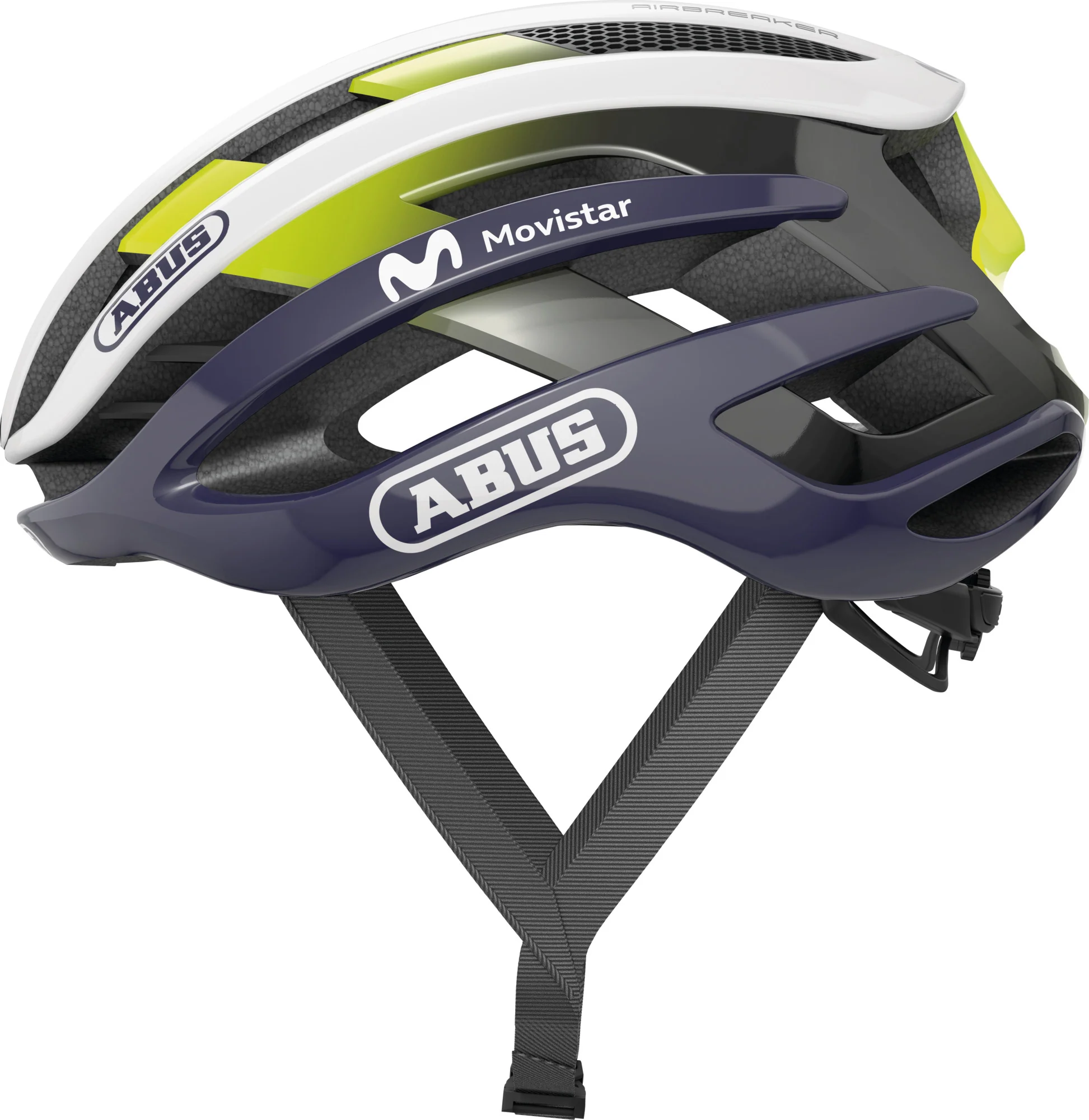 Abus AirBreaker Elite Road Cycling Helmet - White - Image 2