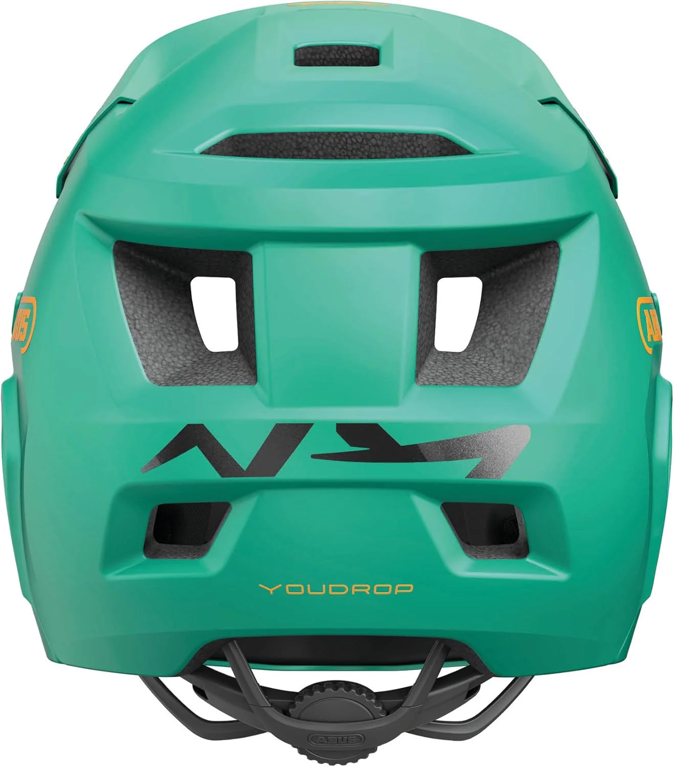 Abus YouDrop FF Full Face Junior MTB Cycling Helmet - Sage Green - Image 3
