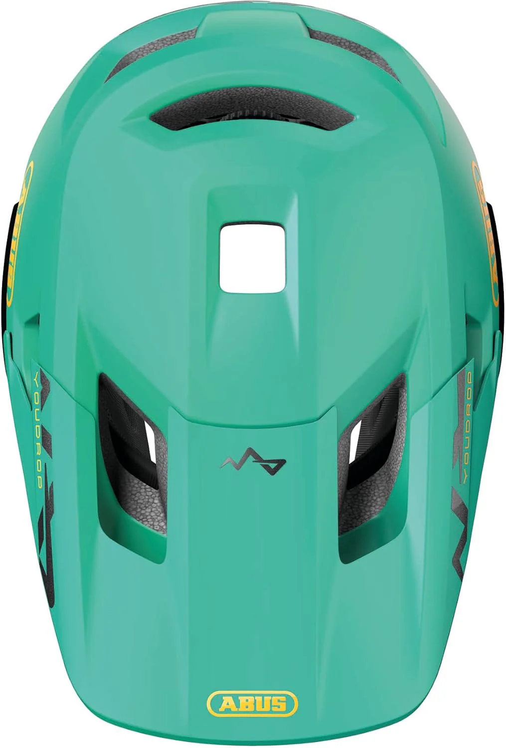 Abus YouDrop FF Full Face Junior MTB Cycling Helmet - Sage Green - Image 4