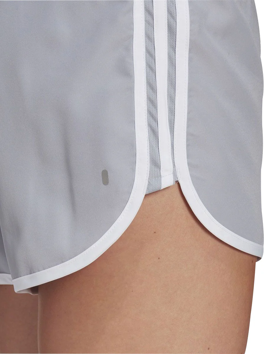 adidas 3 Inch Marathon 20 Womens Running Shorts - Grey - Image 3