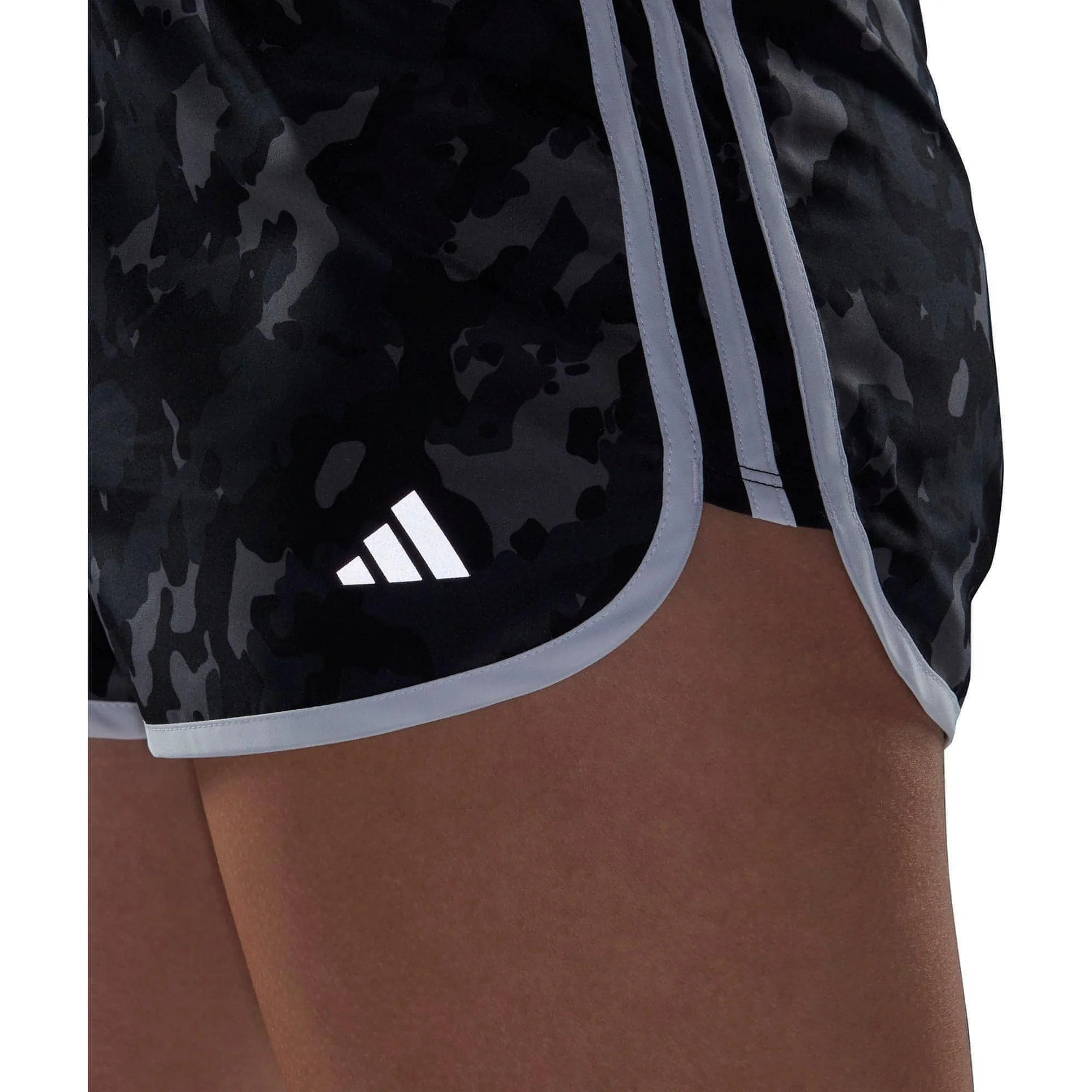 adidas 3 Inch Marathon 20 Womens Running Shorts - Grey - Image 4