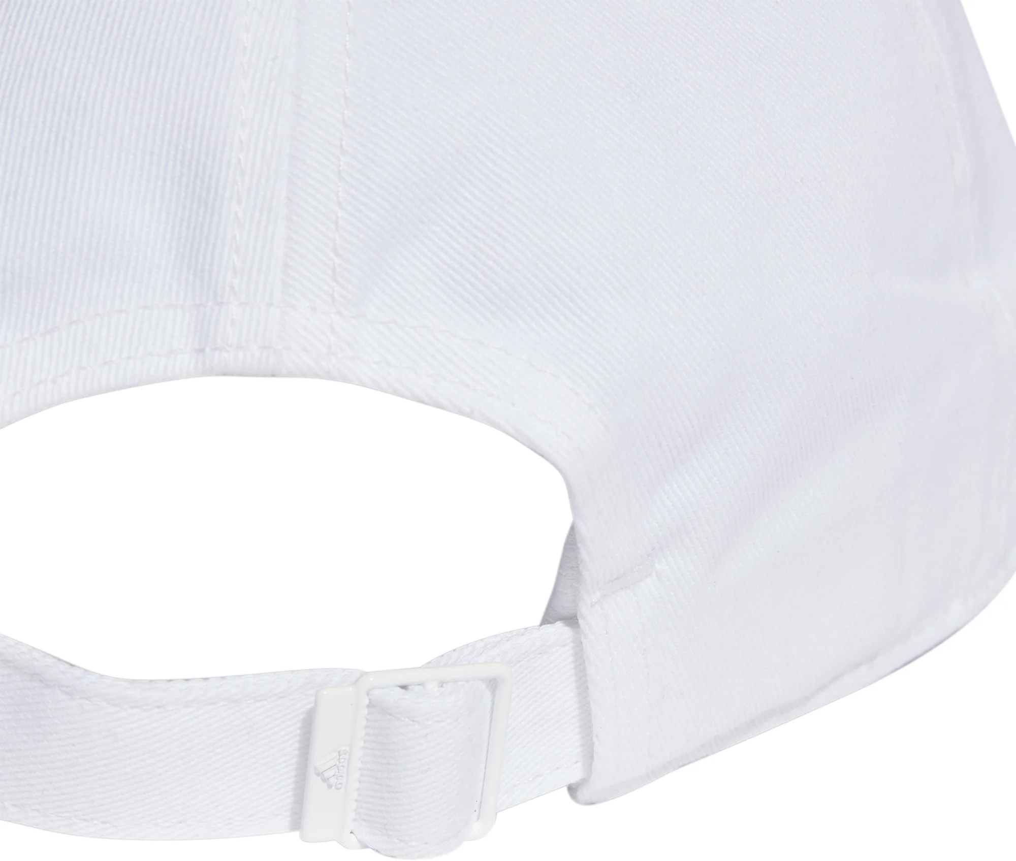 adidas 3 Stripes Cotton Twill Cap - White - Image 3