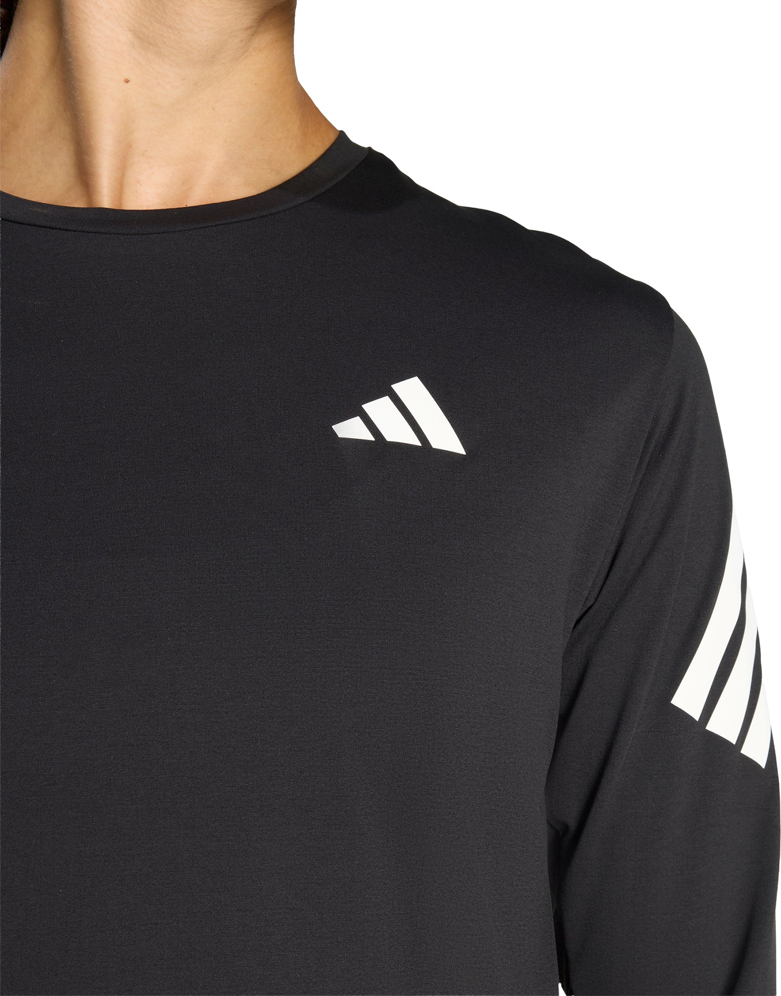 adidas Adi365 ClimaCool Long Sleeve Womens Running Top - Black - Image 4