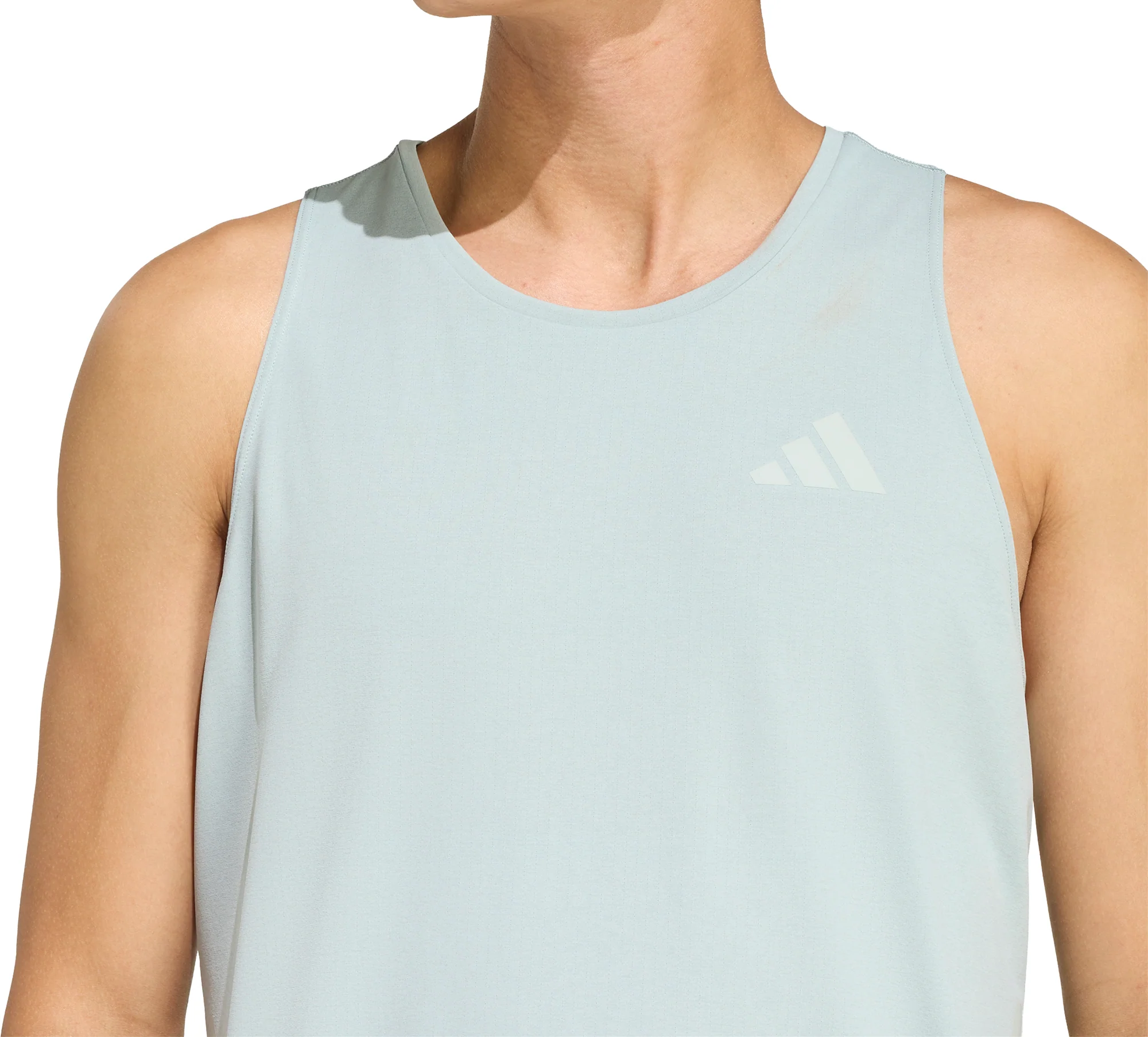 adidas Adi365 ClimaCool Mens Running vest - Green - Image 3