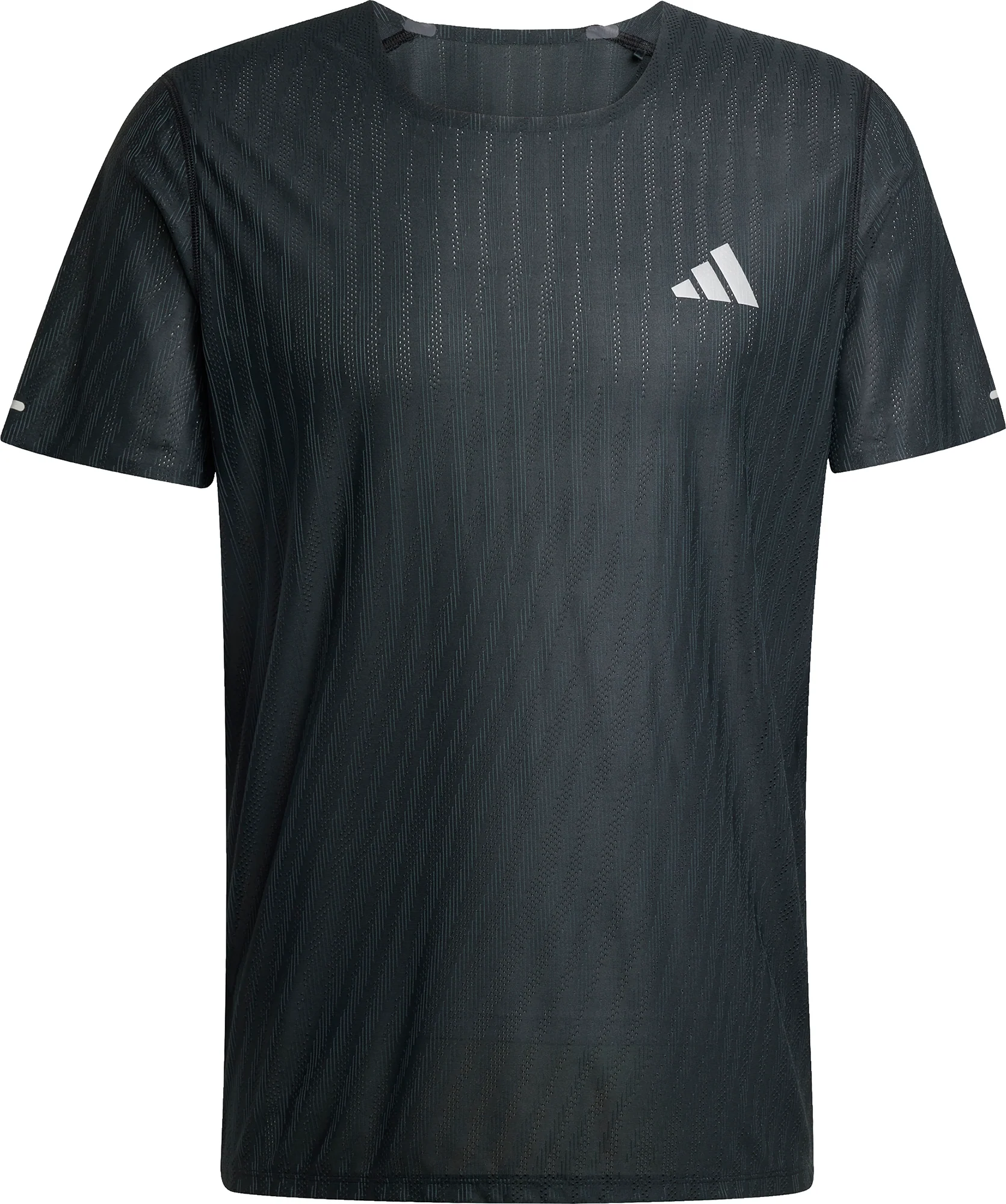adidas Adi365 ClimaCool+ Short Sleeve Mens Running Top - Black - Image 5