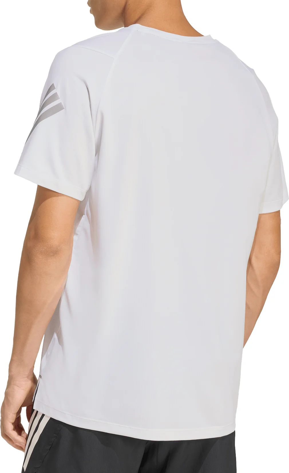 adidas Adi365 ClimaCool Short Sleeve Mens Running Top - White - Image 2