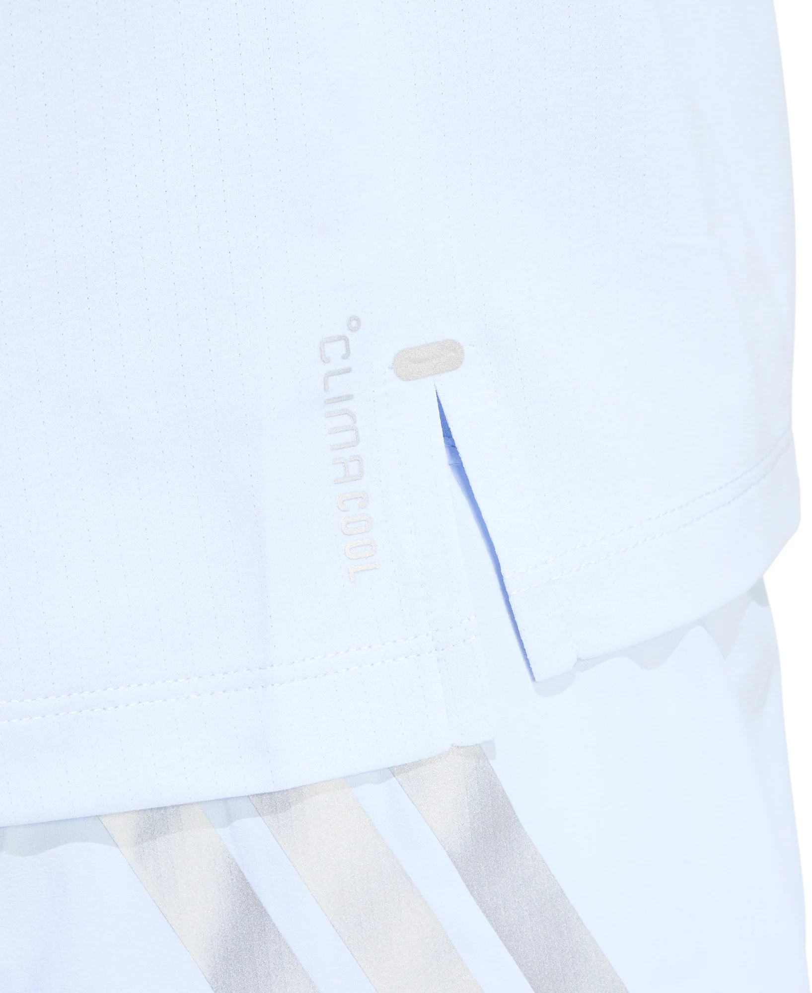adidas Adi365 ClimaCool Short Sleeve Womens Running Top - Blue - Image 3