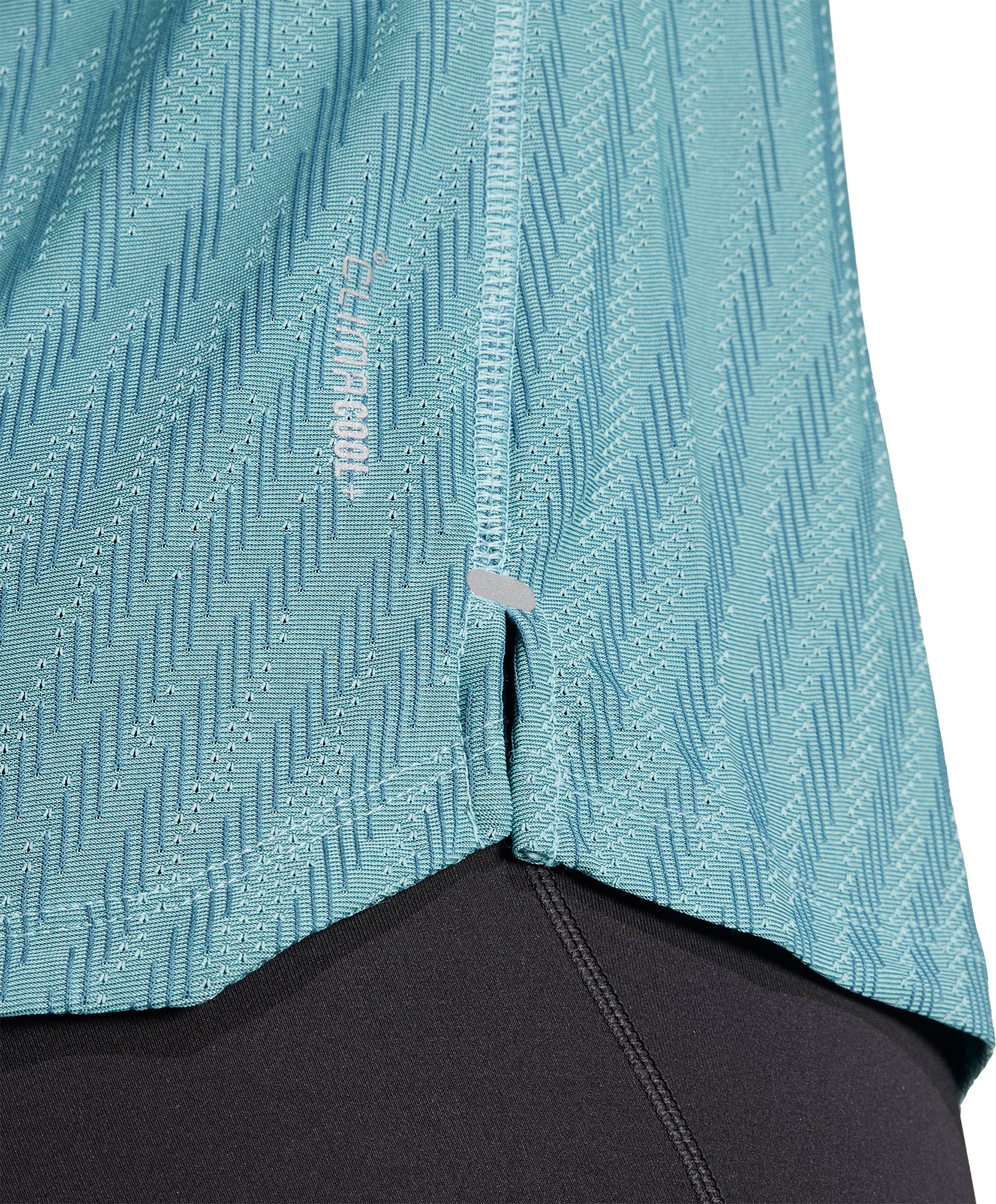 adidas Adi365 ClimaCool+ Short Sleeve Womens Running Top - Green - Image 4