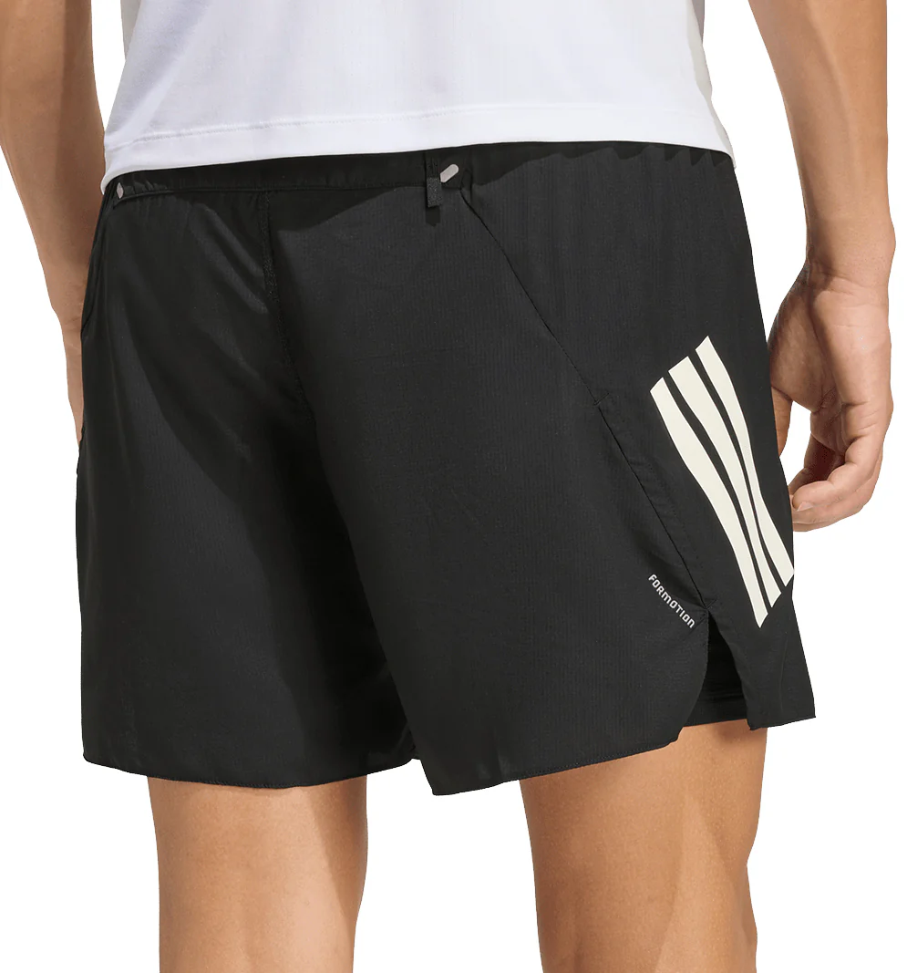 adidas Adi365 Formation 2 In 1 Mens Running Shorts - Black - Image 2