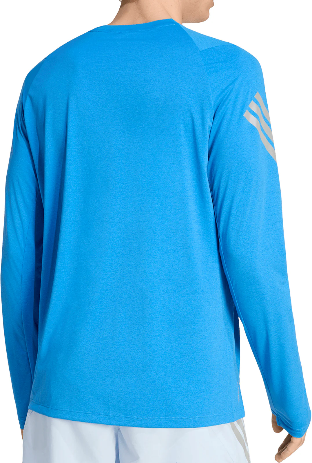 adidas Adi365 Iconic Long Sleeve Mens Running Top - Blue - Image 2