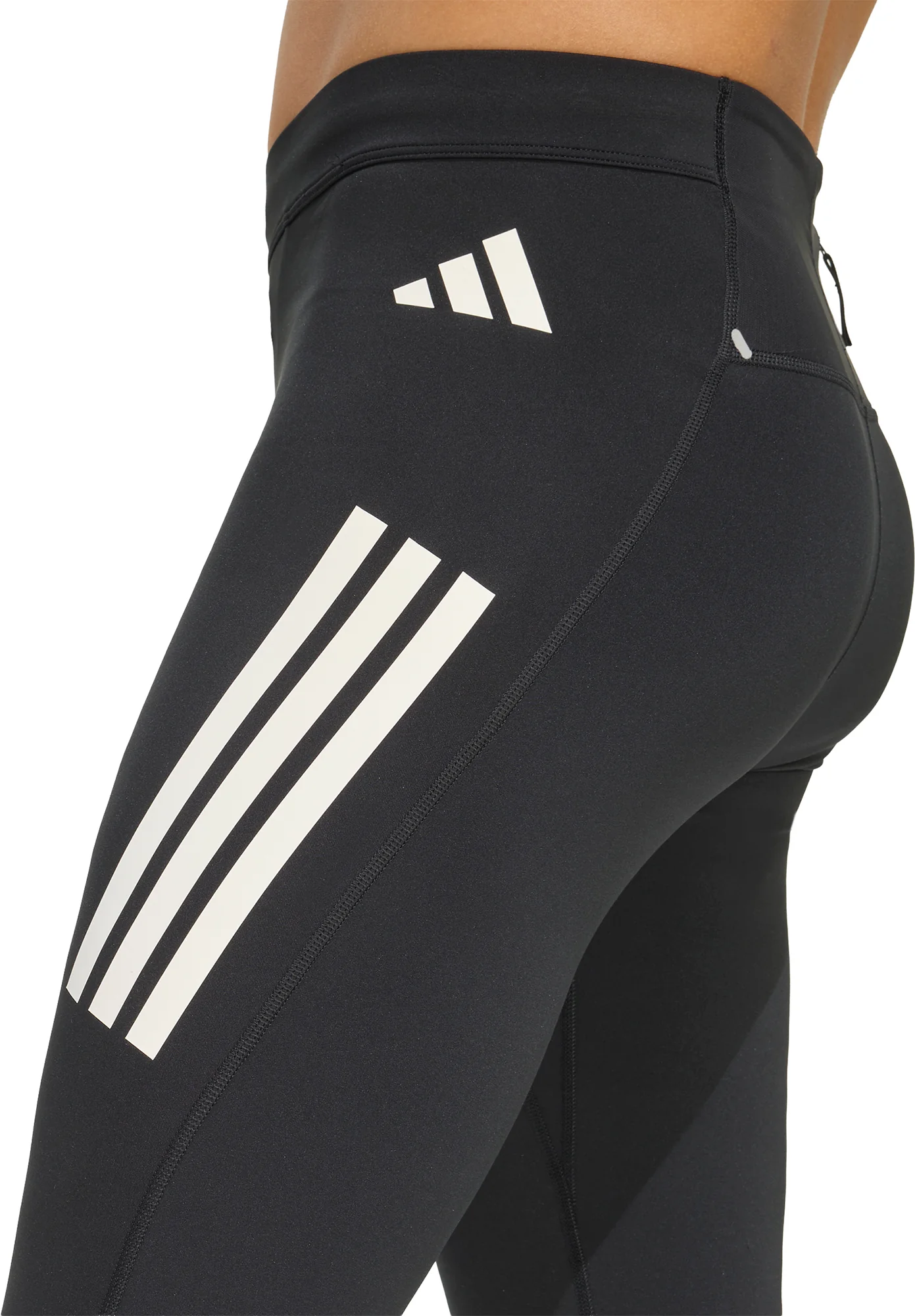 adidas Adi365 Iconic Mens Long Running Tights - Black - Image 3