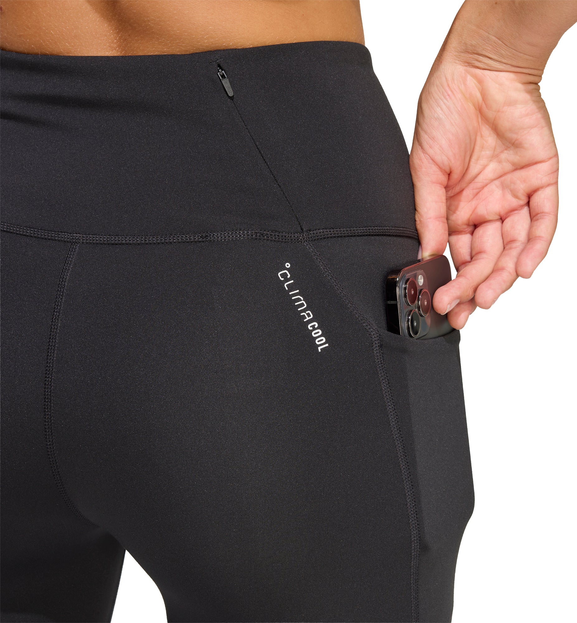 adidas Adi365 Womens 7/8 Running Tights - Black - Image 3