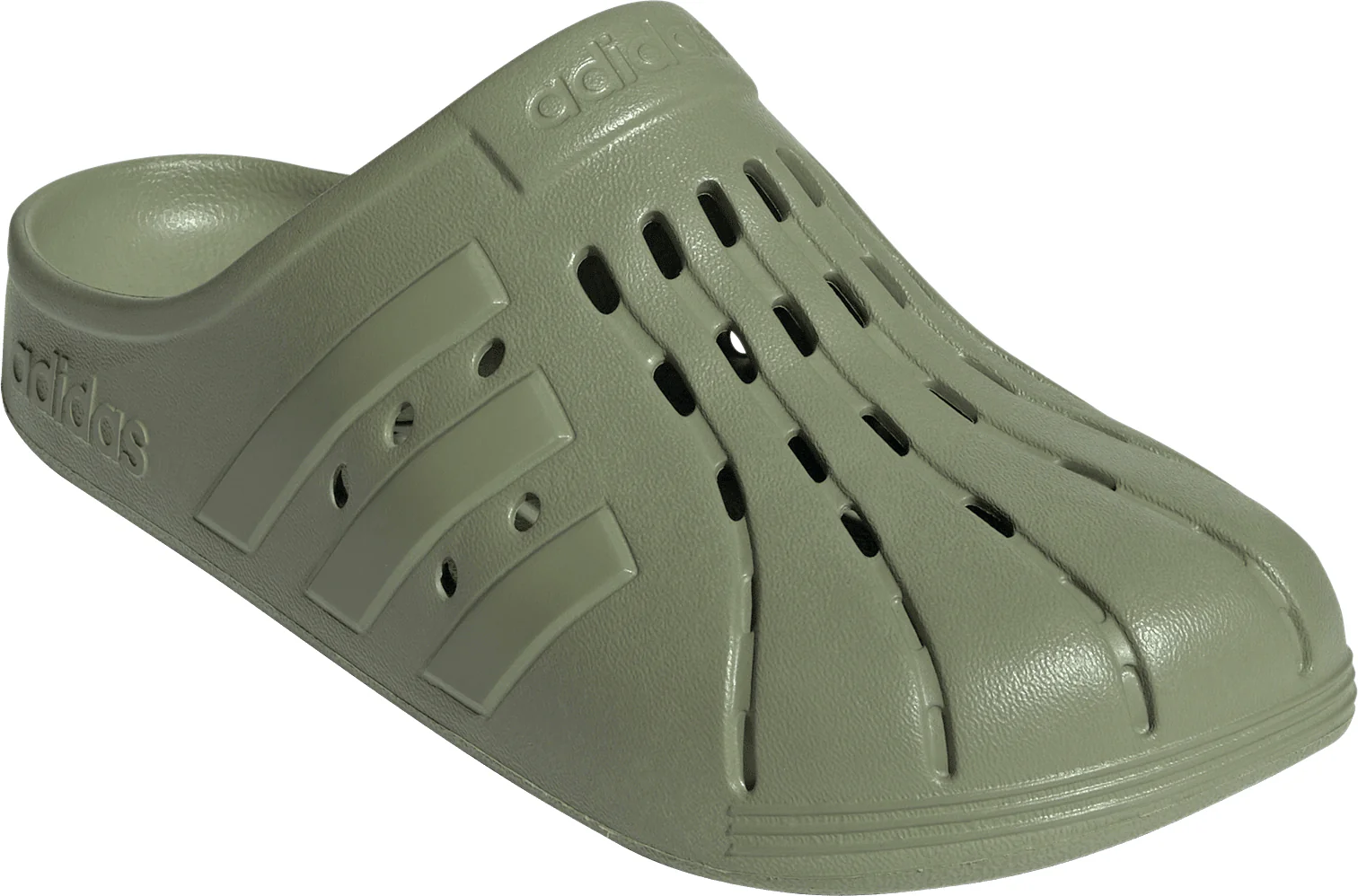 adidas Adilette Sliders - Green - Image 6