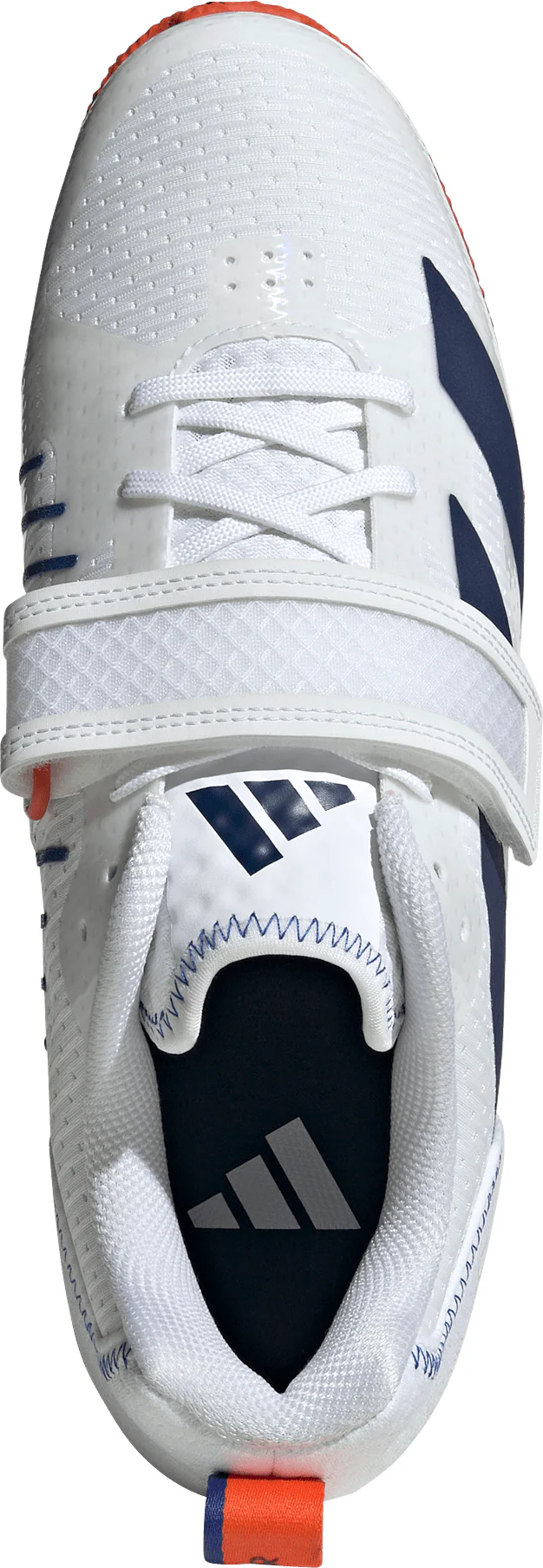 adidas Adipower 3 Mens Weightlifting Shoes - White - Image 4