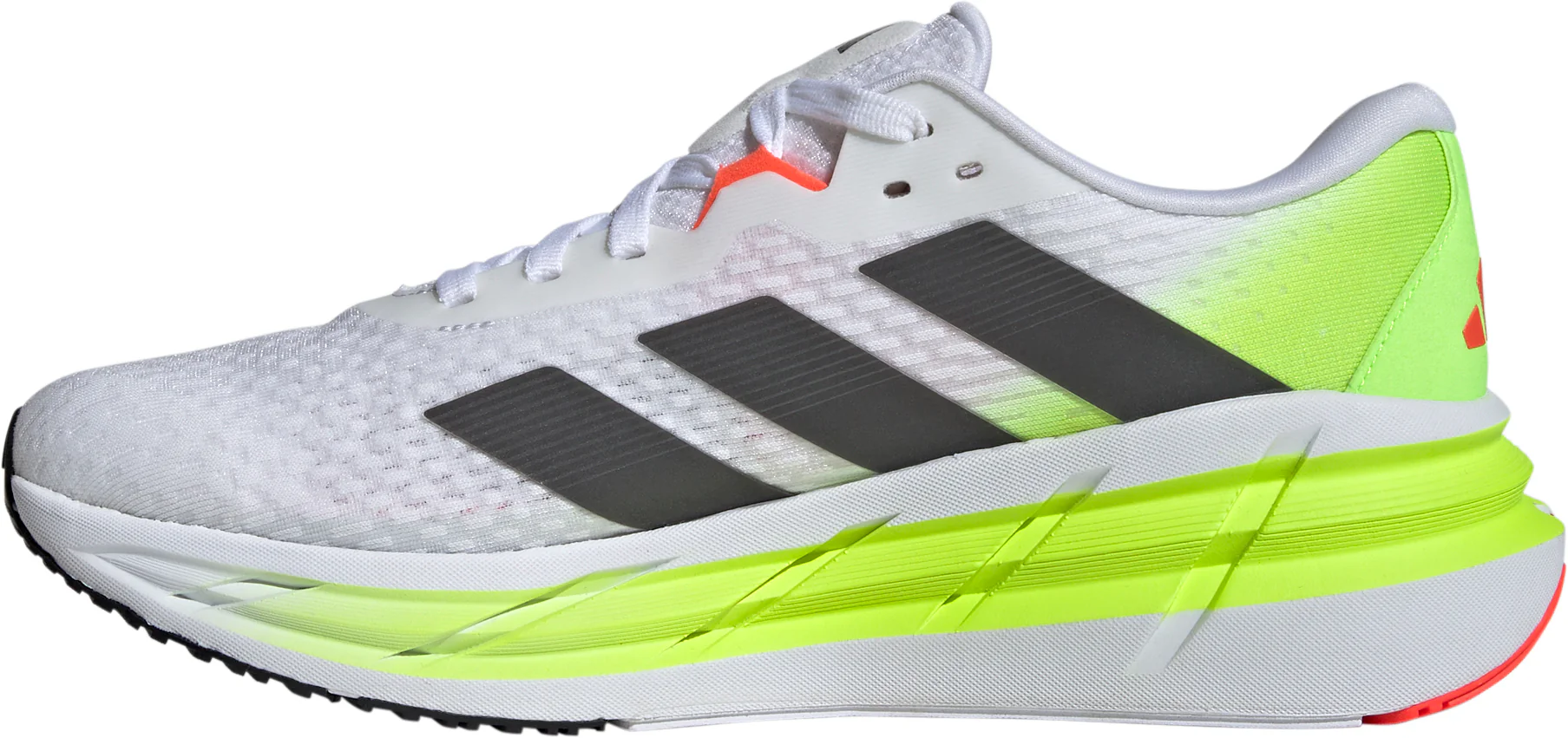 adidas Adistar 3.0 Mens Running Shoes - White - Image 3