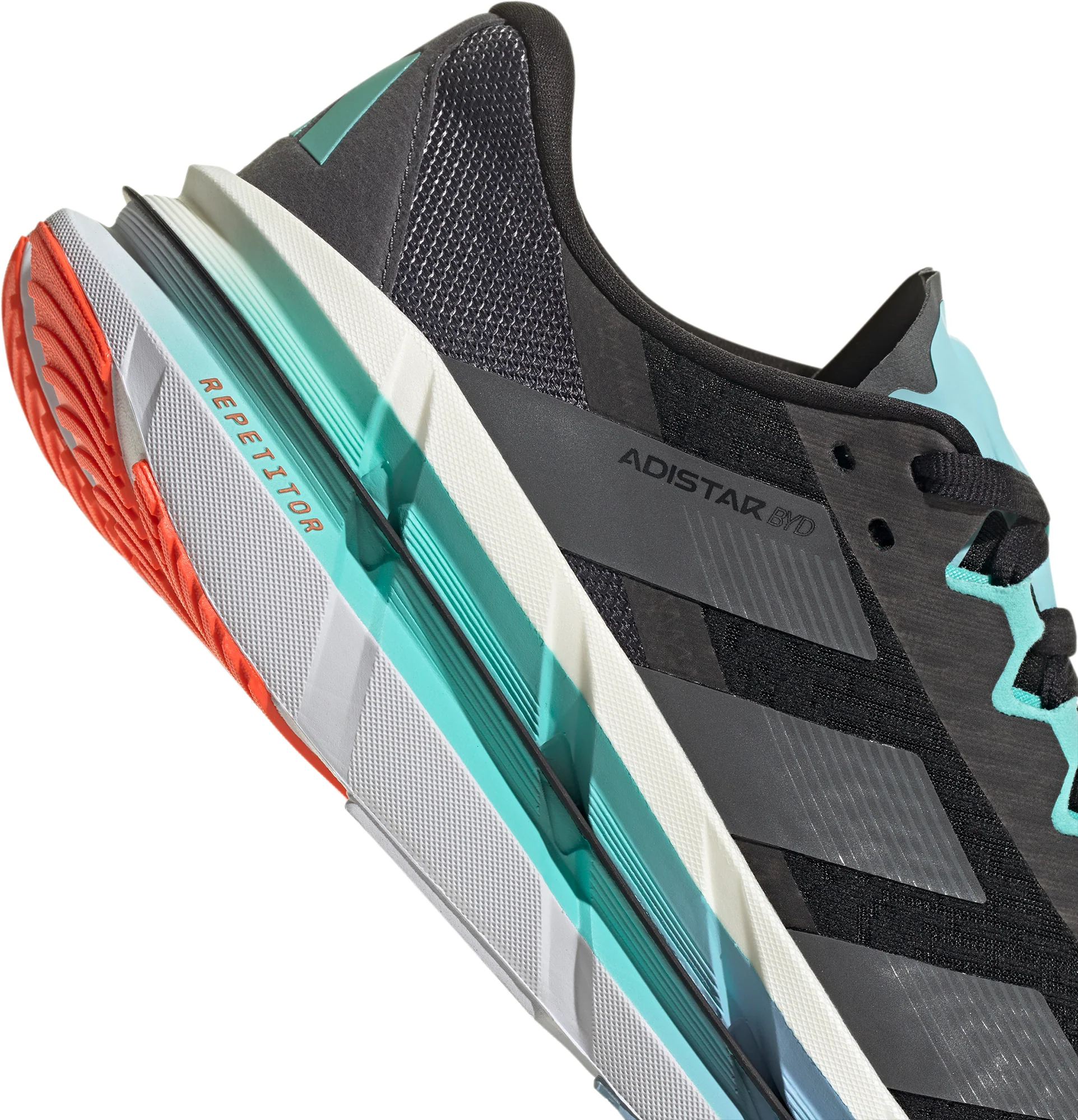 adidas Adistar BYD Mens Running Shoes - Black - Image 7