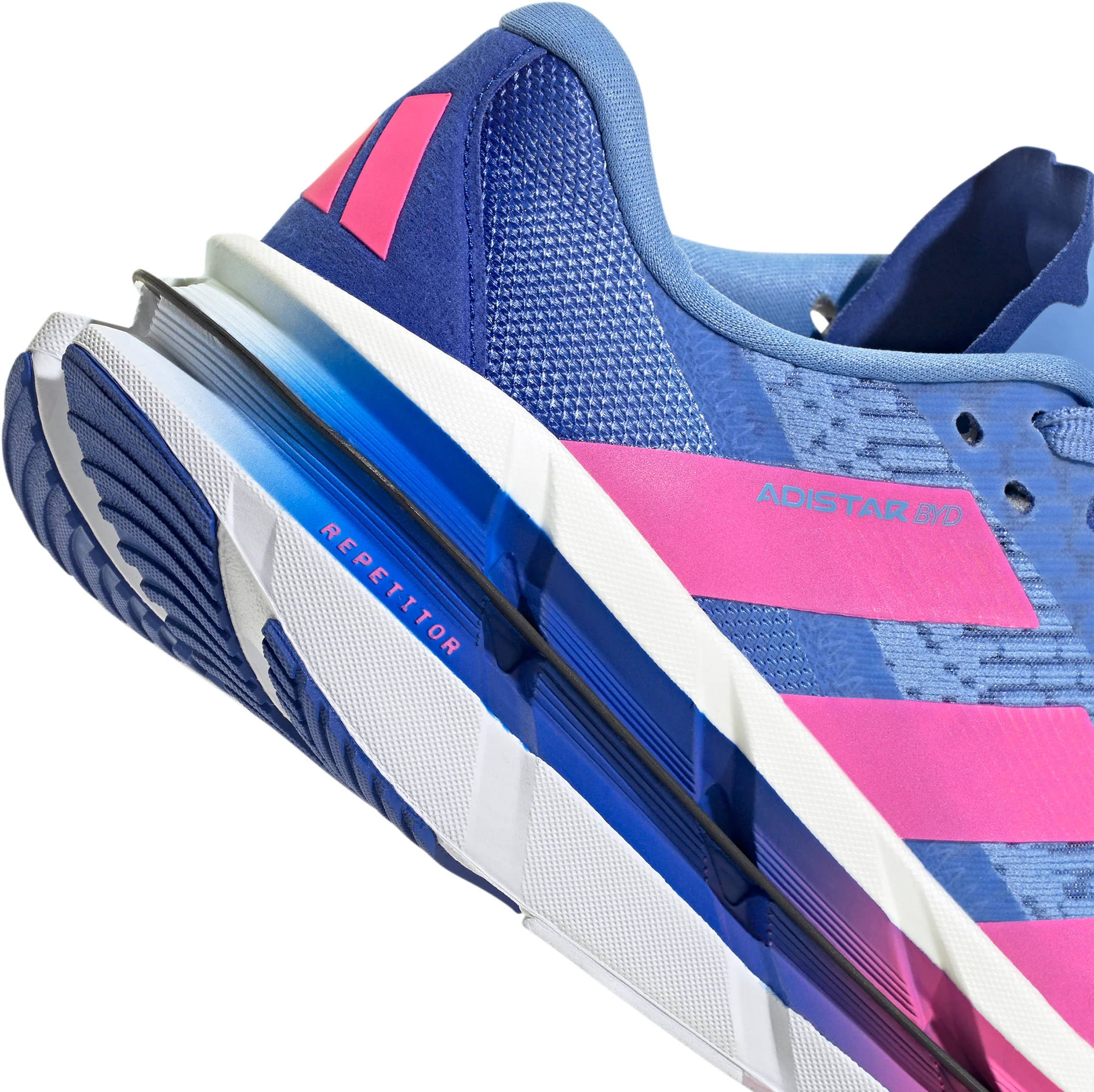 adidas Adistar BYD Womens Running Shoes - Blue - Image 7