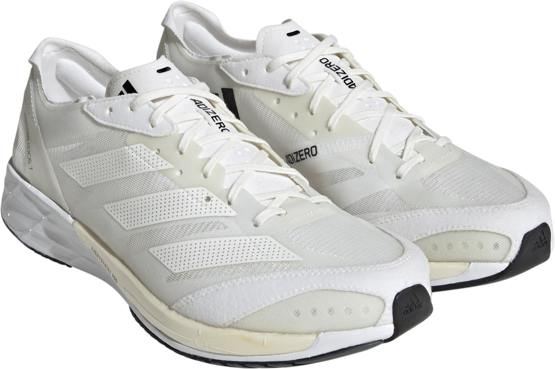 adidas Adizero Adios 7 Mens Running Shoes - White - Image 6