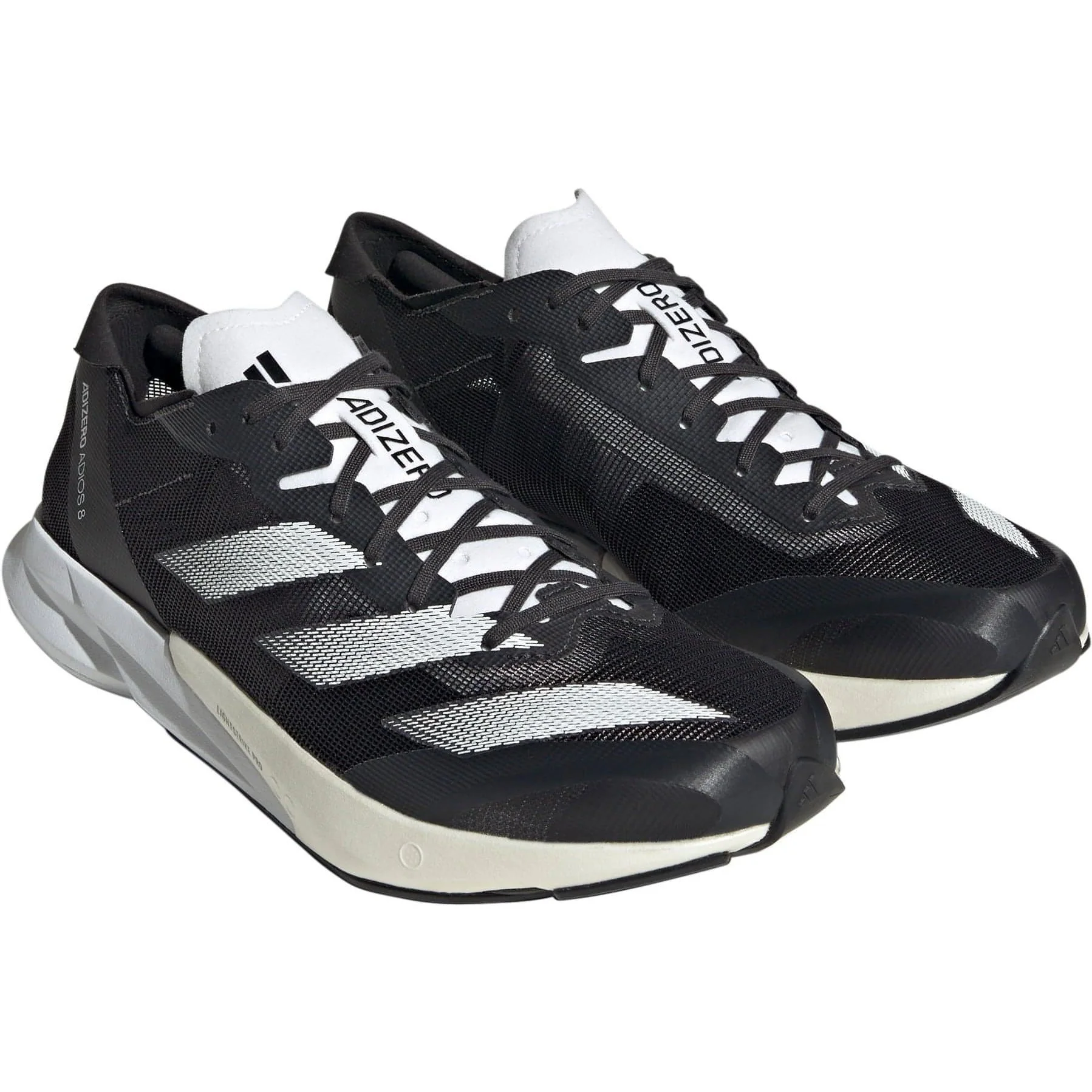 adidas Adizero Adios 8 Mens Running Shoes - Black - Image 6