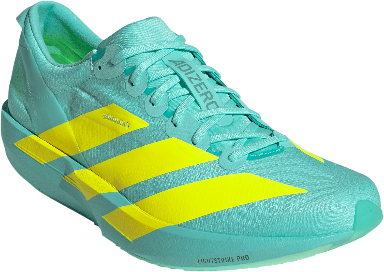 adidas Adizero Adios 9 Mens Running Shoes - Green - Image 6