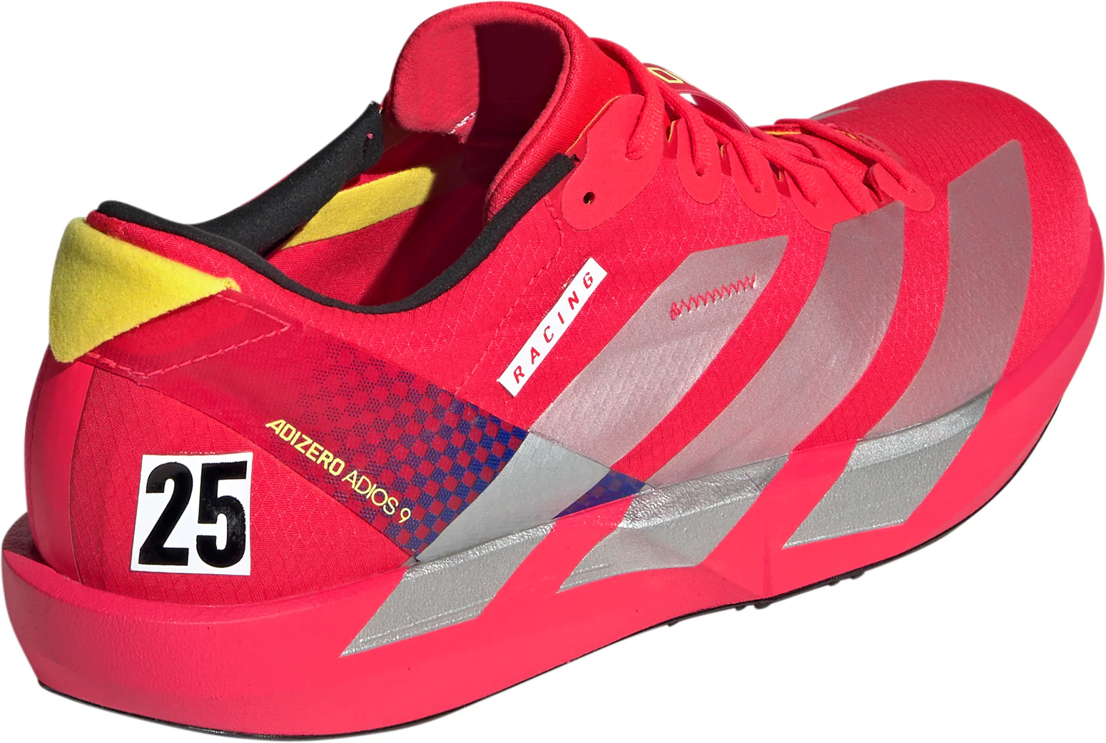 adidas Adizero Adios 9 Mens Running Shoes - Red - Image 5