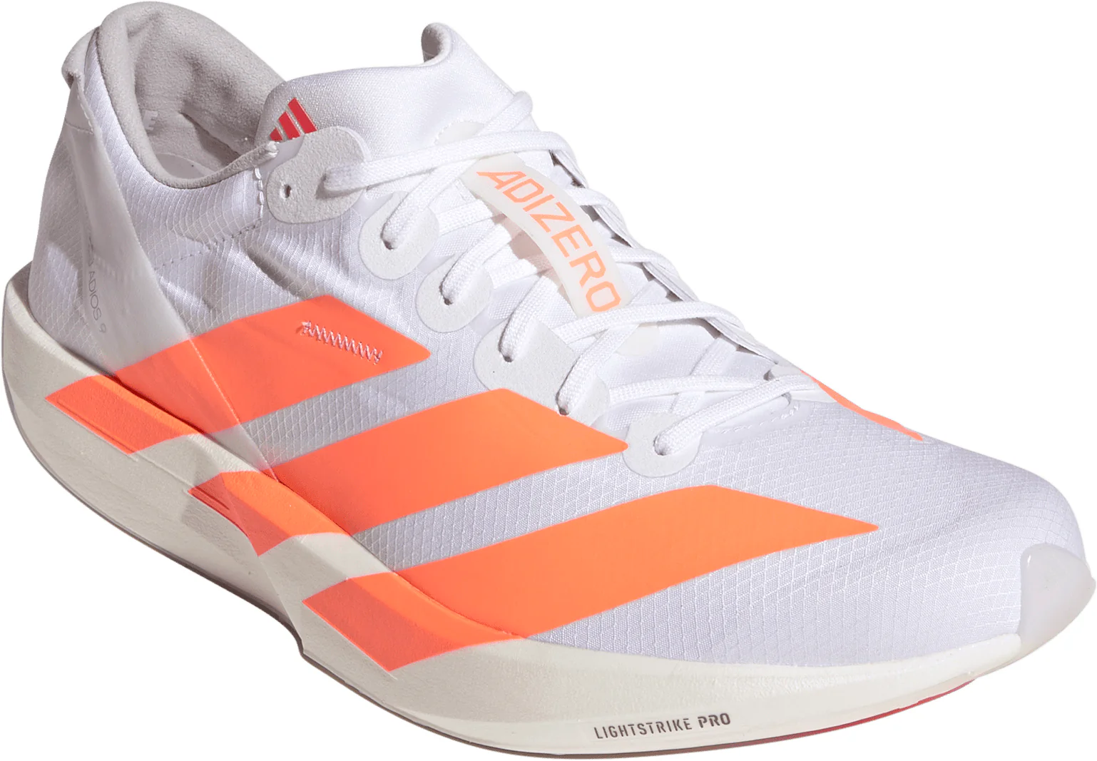 adidas Adizero Adios 9 Mens Running Shoes - White - Image 6