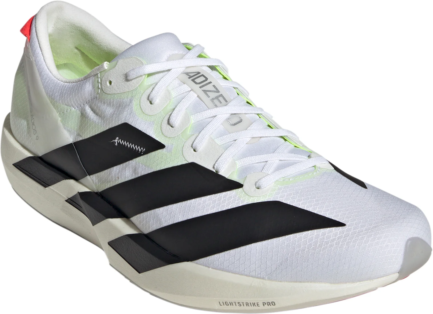 adidas Adizero Adios 9 Mens Running Shoes - White - Image 6