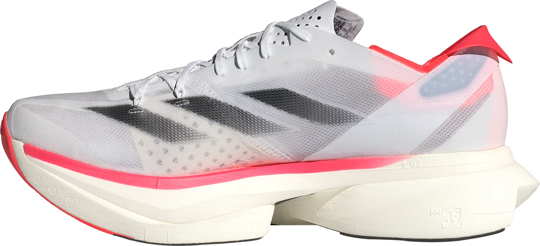 adidas Adizero Adios Pro 3 Running Shoes - White - Image 3