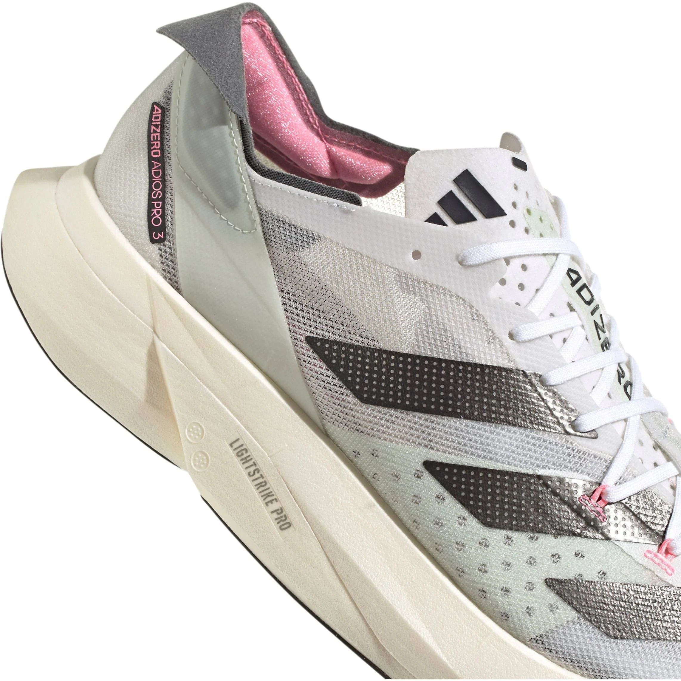 adidas Adizero Adios Pro 3 Running Shoes - White - Image 9