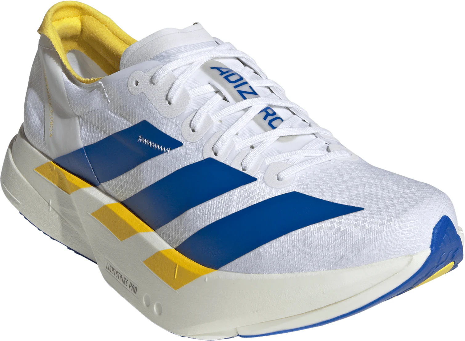 adidas Adizero Adios Pro 4 Mens Running Shoes - White - Image 6