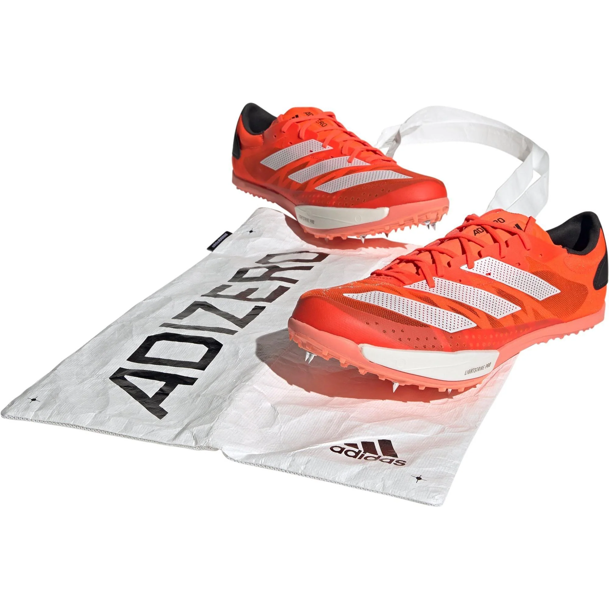 adidas Adizero Ambition Running Spikes - Red - Image 9