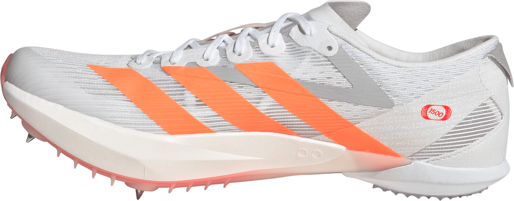 adidas Adizero Ambition Running Spikes - White - Image 3