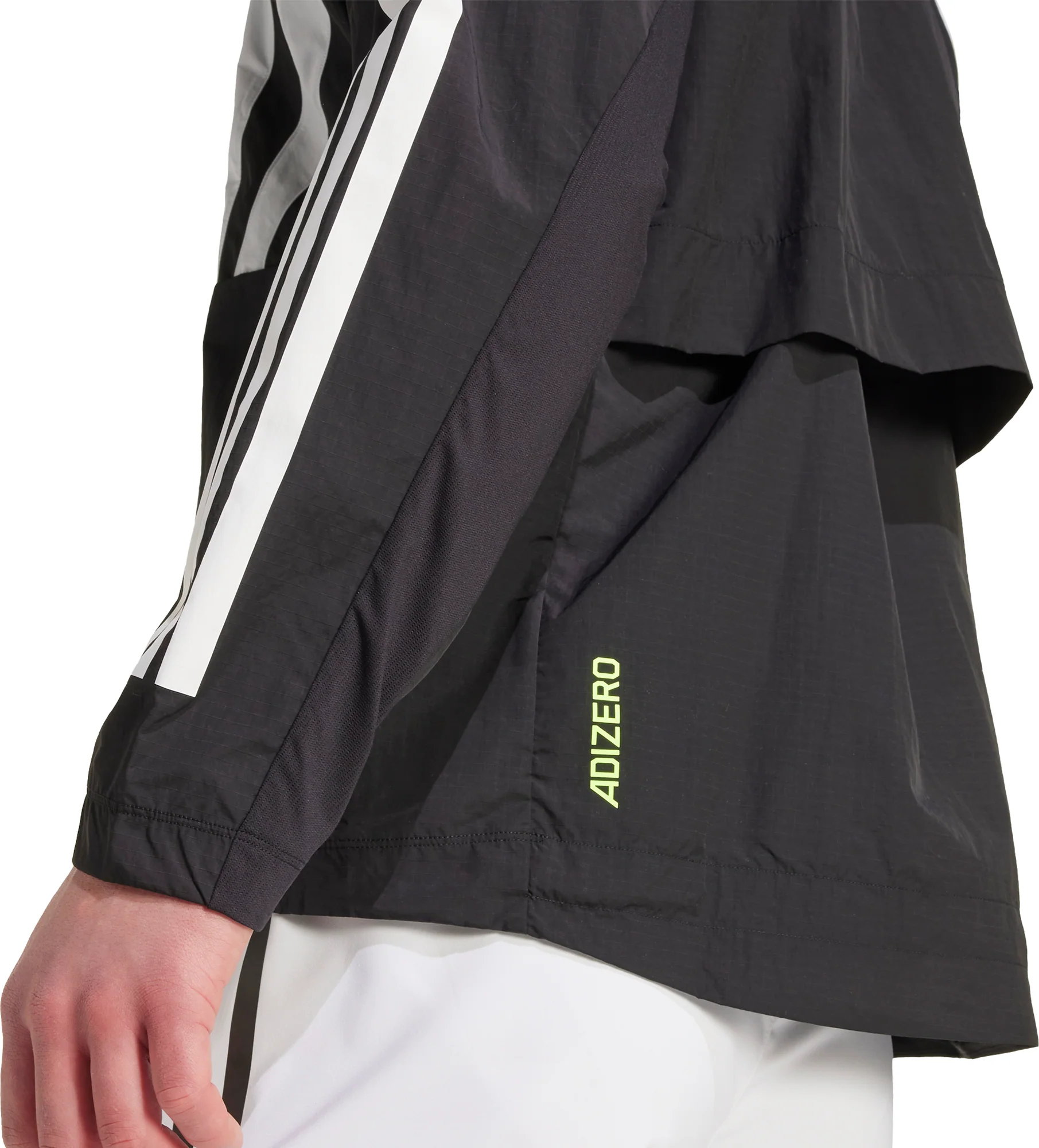 adidas Adizero Archive Mens Running Jacket - Black - Image 4