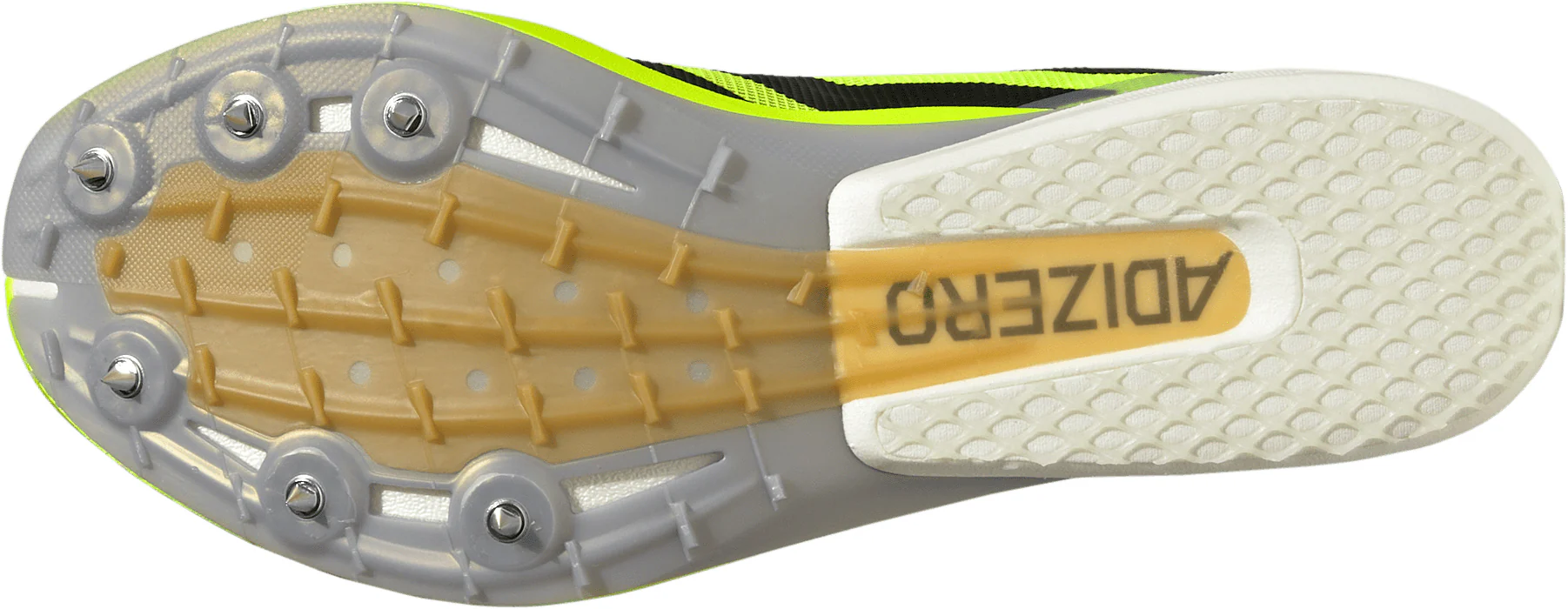 adidas Adizero Avanti XC Cross Country Spikes - Yellow - Image 2