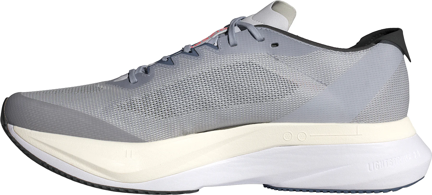 adidas Adizero Boston 12 Mens Running Shoes - Grey - Image 3