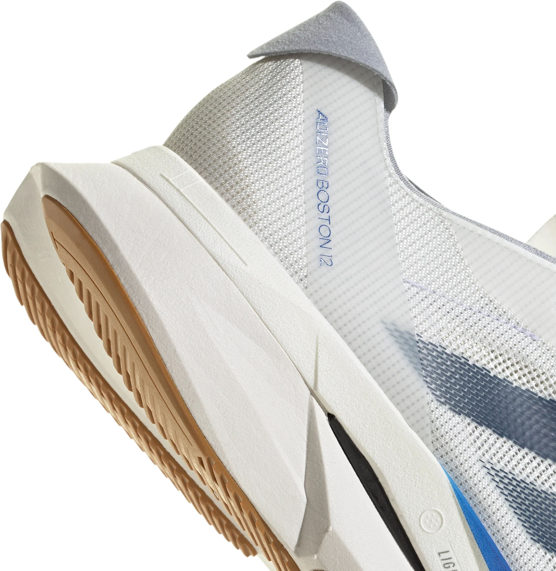 adidas Adizero Boston 12 Mens Running Shoes - White - Image 7