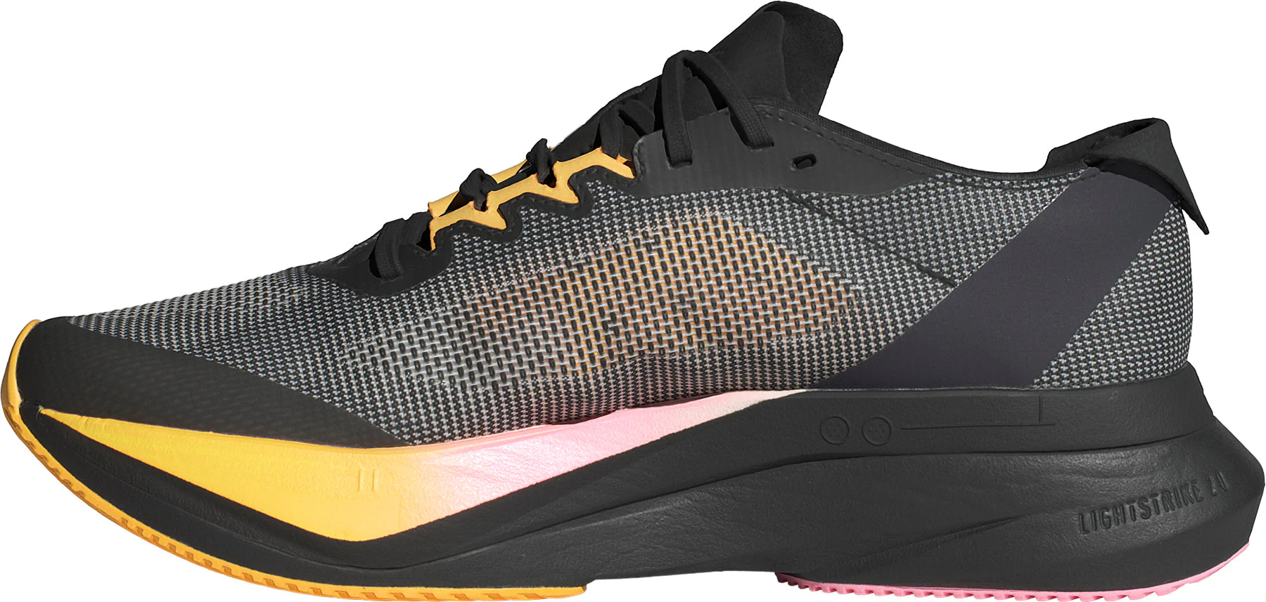 adidas Adizero Boston 12 Womens Running Shoes - Black - Image 3