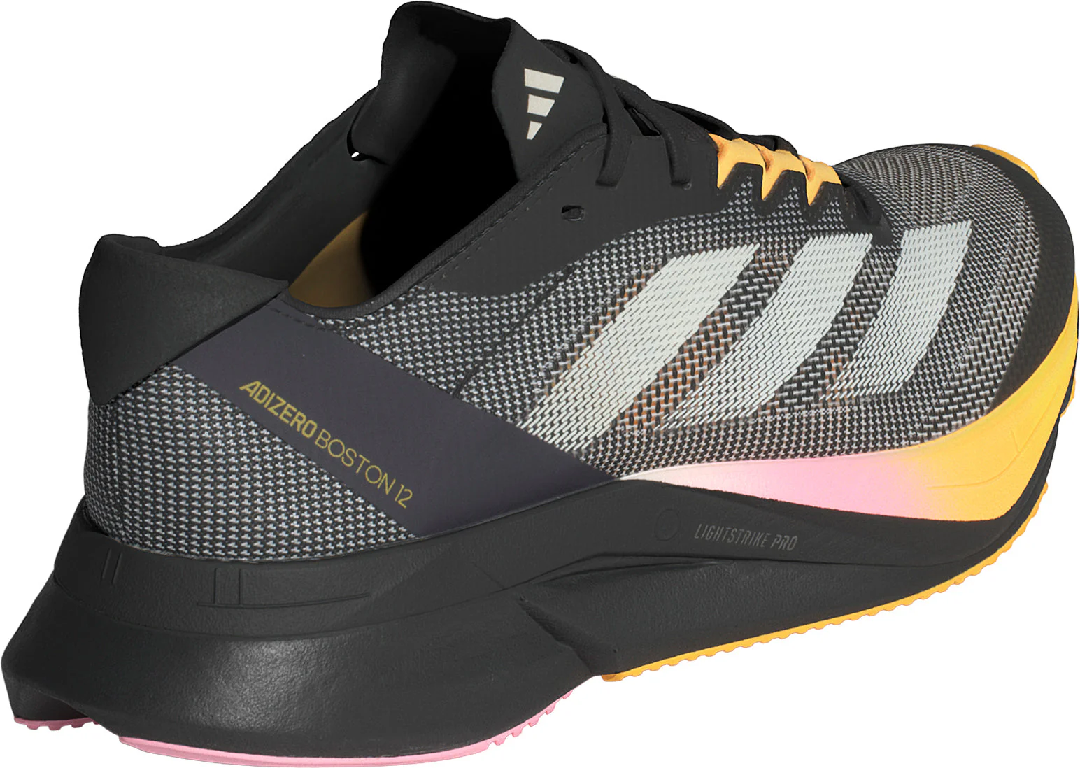 adidas Adizero Boston 12 Womens Running Shoes - Black - Image 5