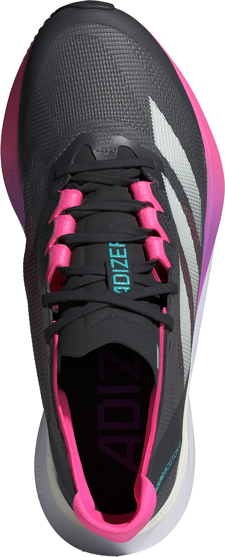 adidas Adizero Boston 12 Womens Running Shoes - Grey - Image 4