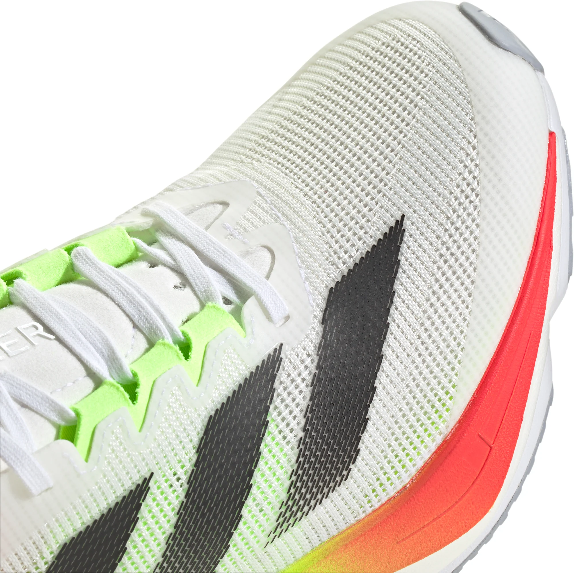 adidas Adizero Boston 12 Womens Running Shoes - White - Image 7