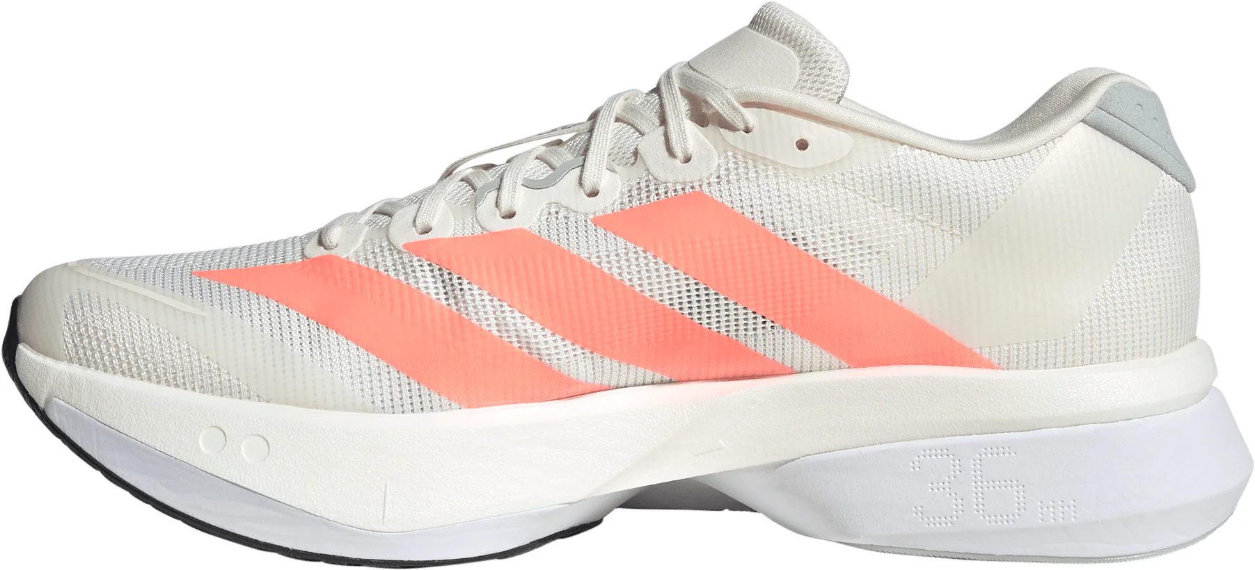adidas Adizero Boston 13 Mens Running Shoes - Cream - Image 3