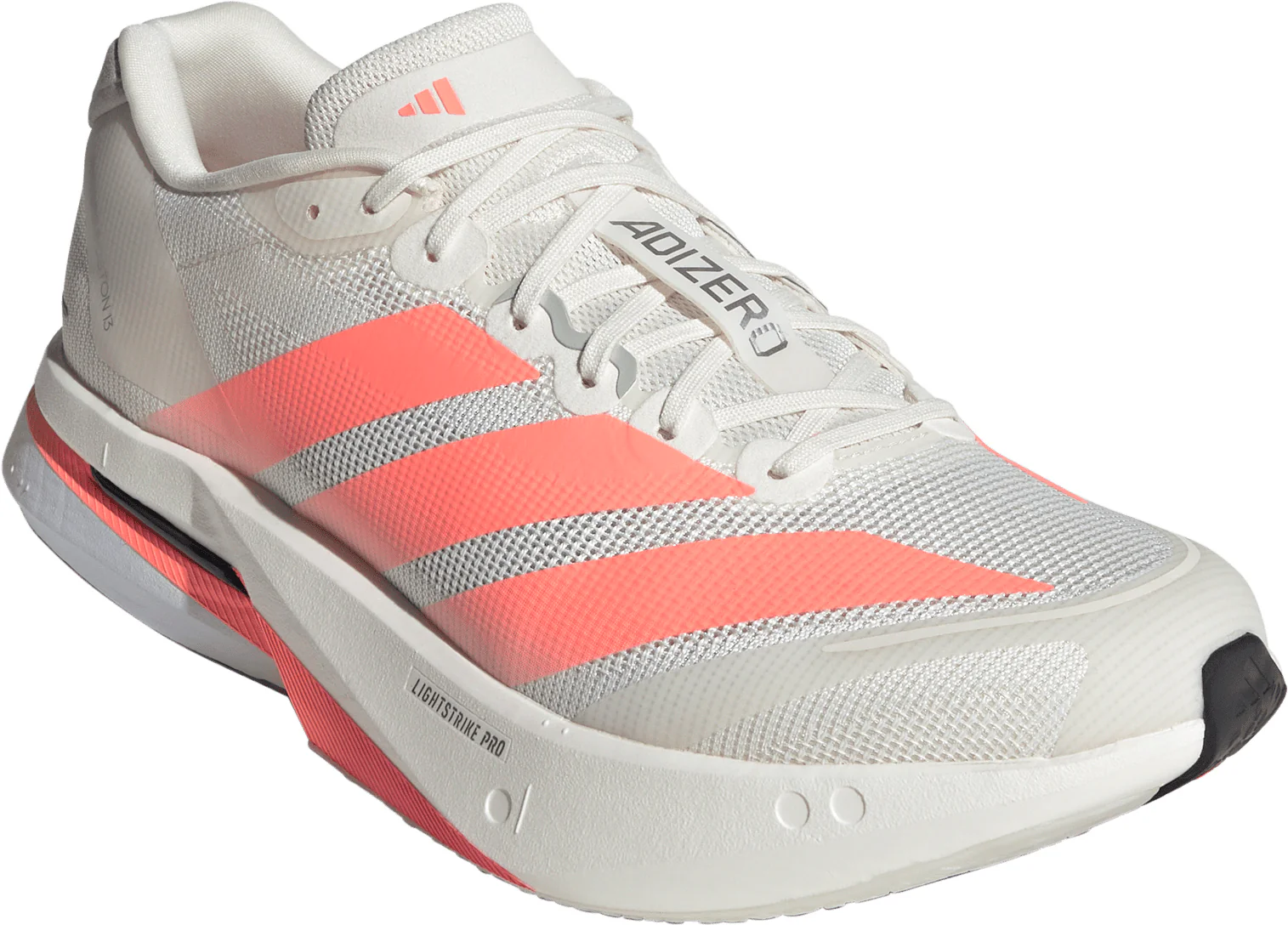 adidas Adizero Boston 13 Mens Running Shoes - Cream - Image 6