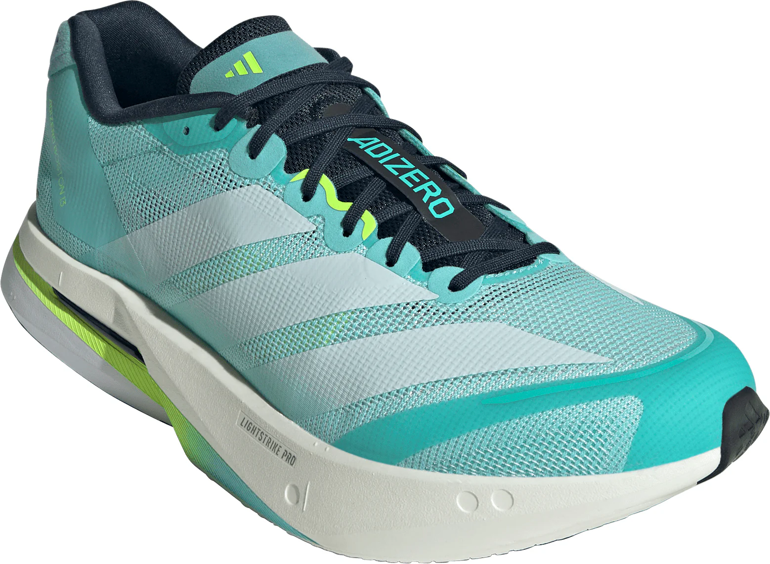 adidas Adizero Boston 13 Mens Running Shoes - Green - Image 6
