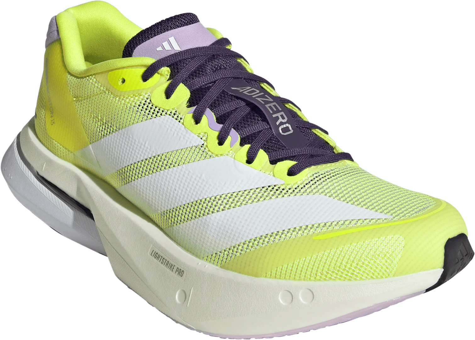 adidas Adizero Boston 13 Womens Running Shoes - Yellow - Image 6
