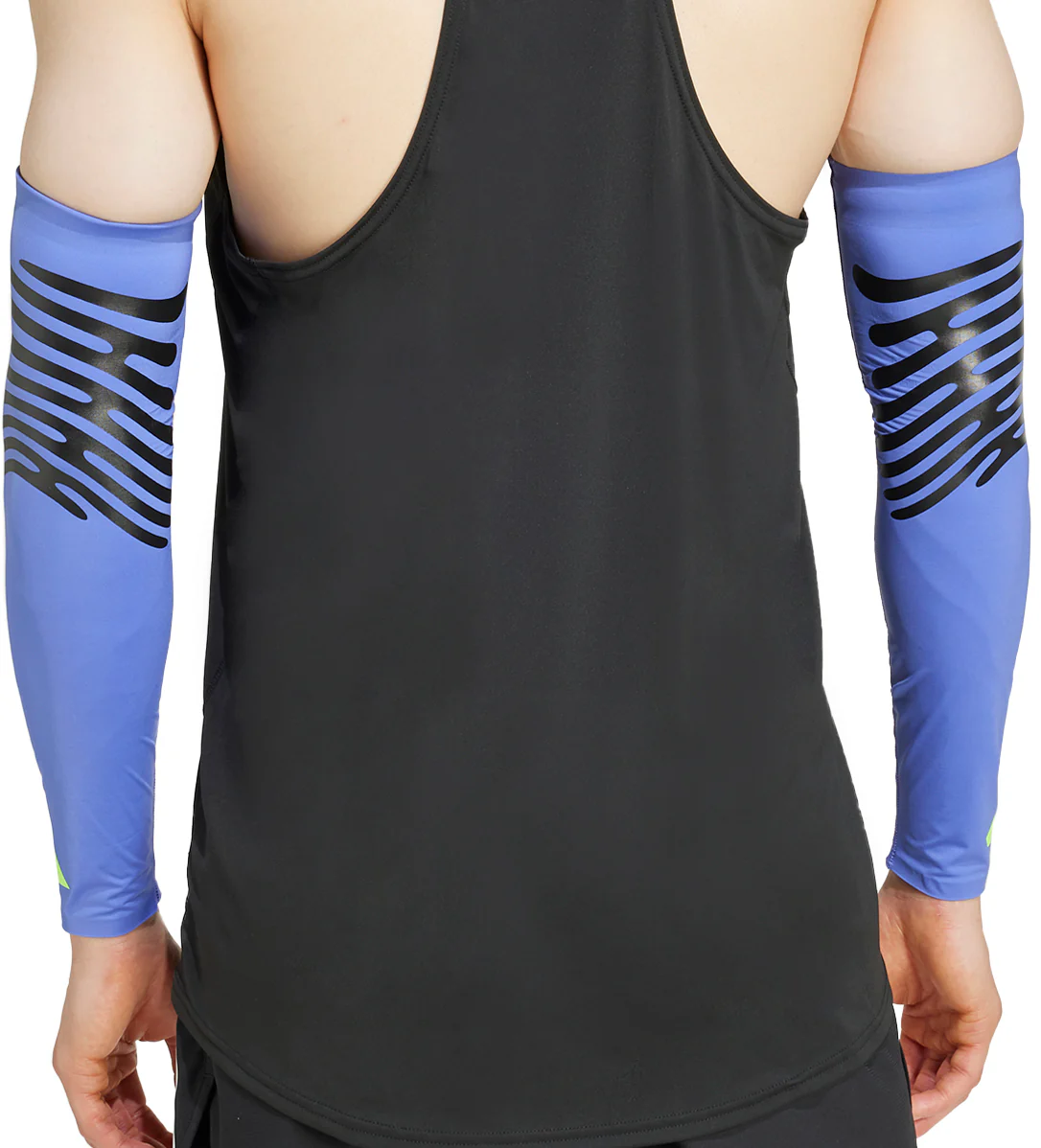 adidas Adizero Control Running Arm Sleeves - Blue - Image 2